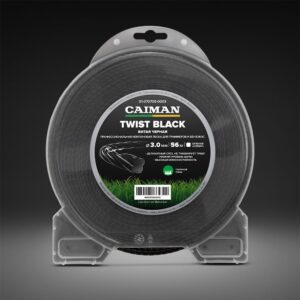 Профессиональная леска CAIMAN Twist Black спираль, клевер 3,0 мм, 56 м (01-070705-0003)