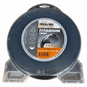 Леска 2.4мм 88м Black Titanium Twist Oleo-Mac