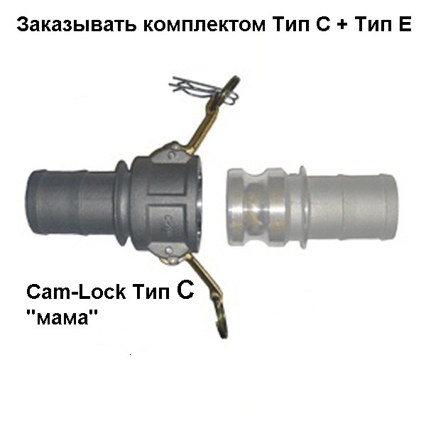 Cam-Lock соединение CAIMAN "мама", d=75mm(3”) Cam-Lock соединение CAIMAN "мама", d=75mm(3”)