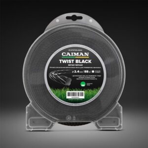 Профессиональная леска CAIMAN Twist Black спираль, клевер 2,4 мм, 88 м (01-070705-0002)