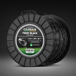Профессиональная леска CAIMAN Twist Black спираль, круг 3,0 мм, 207 м (01-070705-0007)
