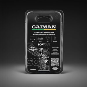Цепь 18", 0.325", 1,3мм, 72 звена, получизель, CAIMAN