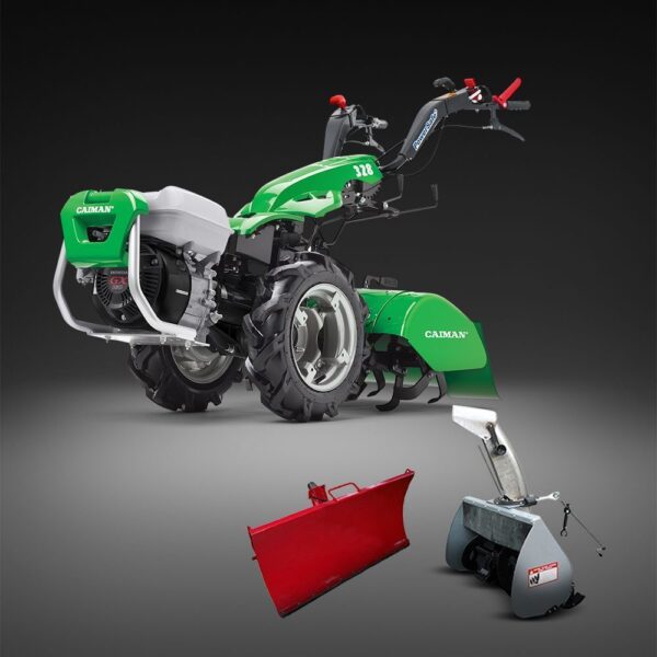 Мотоблок с ВОМ CAIMAN Atletico 328P, двиг. Honda GX200 (196 сс) + R0036 Отвал для мотоблока, 100 см + 921-90787 Снег-к навесной, 70 см + 921-90748 Фреза культиваторная, 66 см Мотоблок с ВОМ CAIMAN Atletico 328P, двиг. Honda GX200 (196 сс) + R0036 Отвал для мотоблока, 100 см + 921-90787 Снег-к навесной, 70 см + 921-90748 Фреза культиваторная, 66 см